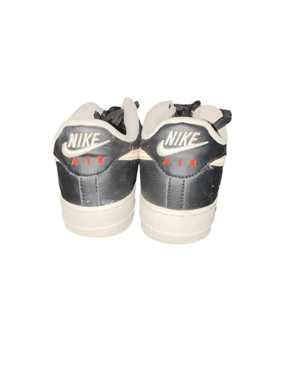 Nike Kids Black‎ Sneakers with White Swoosh